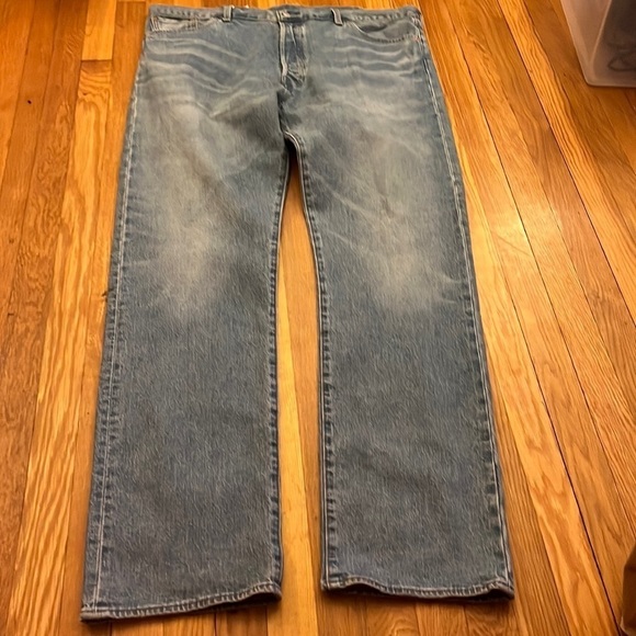 LEVI’S • premium the original 501 “93 stretch straight jean” • size 44 X 38” - Picture 3 of 17